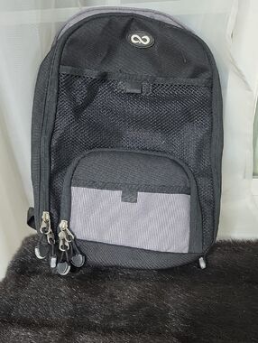 Moog Medical Black and Gray Compact Backpack.